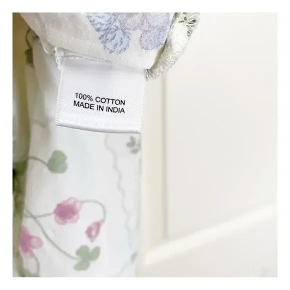 Tuckernuck Corsica Wildflower Floral Shirt Dress Short Sleeve Cotton Poplin Sz S - Picture 10 of 12